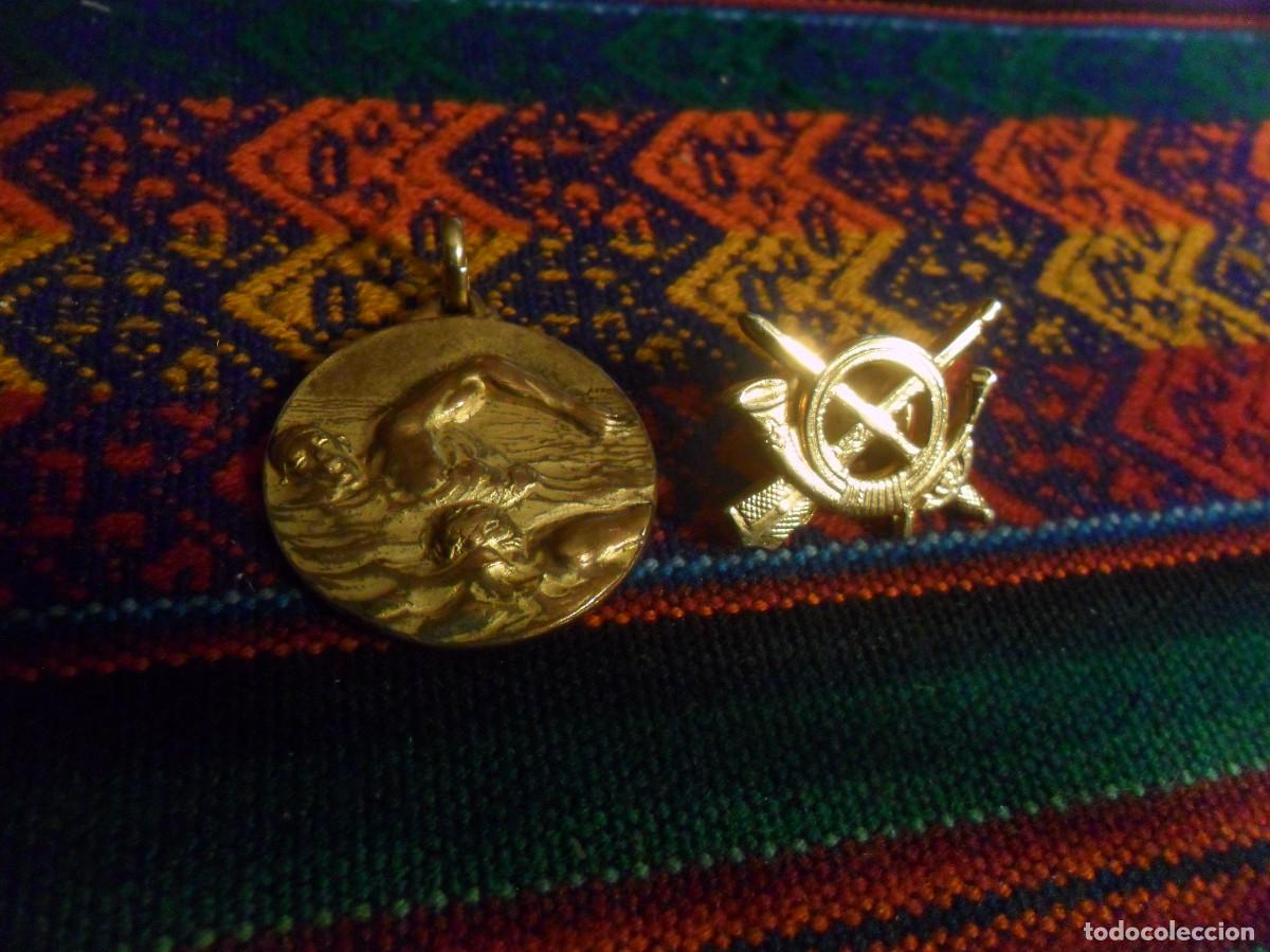 Coleccionismo deportivo: MEDALLA FEDERAZIONE ITALIANA NUOTO NATACI&Oacute;N CAMPIONATI REGIONALI 1968 REGALO PIN EJ&Eacute;RCITO INFANTER&Iacute;A