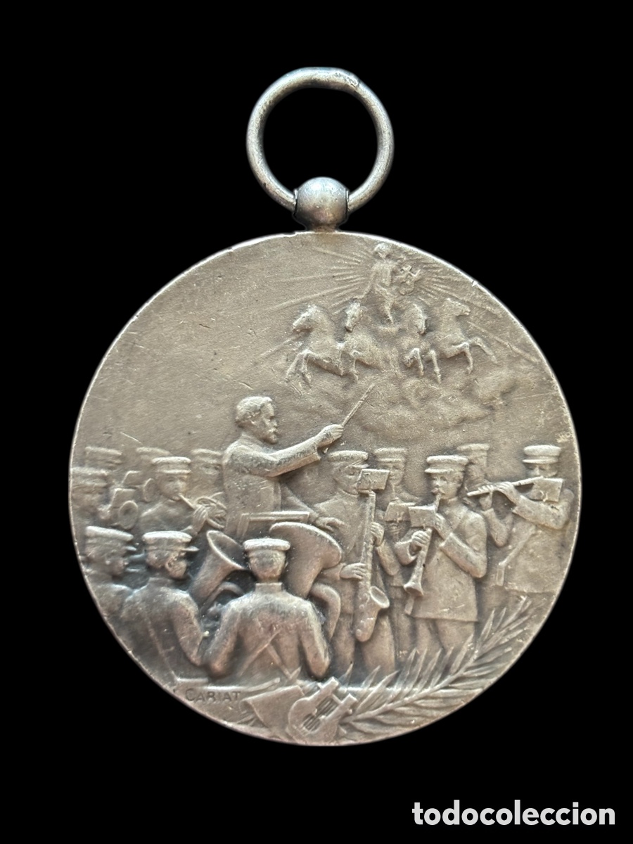 Coleccionismo deportivo: Medalla deportiva francesa. 1938.
