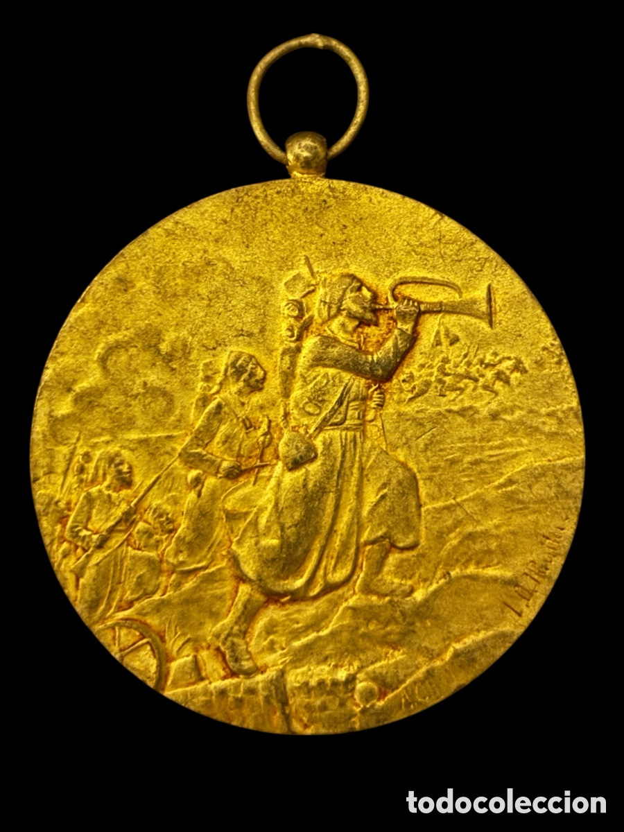 Coleccionismo deportivo: Medalla deportiva francesa. Uni&oacute;n Drouot. 1936.