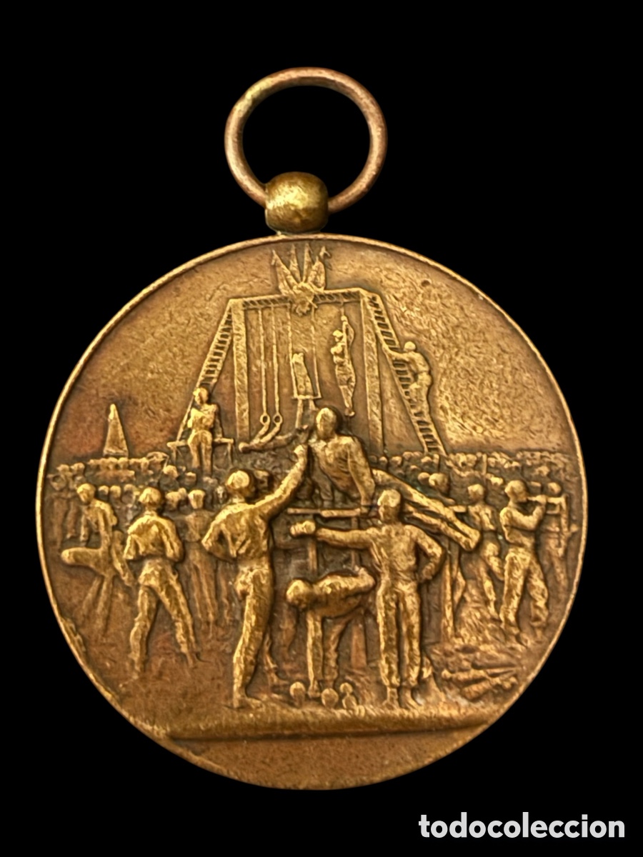 Coleccionismo deportivo: Medalla deportiva francesa 1908