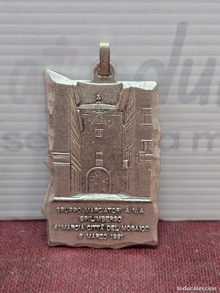 Coleccionismo deportivo: Medalla Deportiva - Spilimbergo - 4&ordf; Marcia Citt&agrave; del Mosaico - 9 Marzo 1981