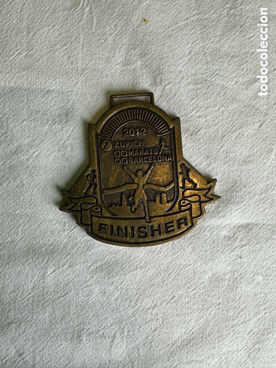 Coleccionismo deportivo: MEDALLA MARATO BARCELONA. 2012 ZURICH FINISHER