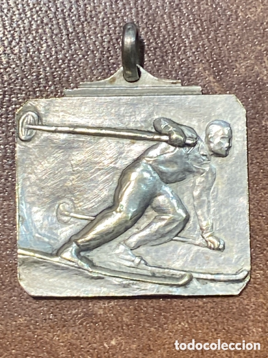 Coleccionismo deportivo: Medalla Campeonato de Esqu&iacute; 1955