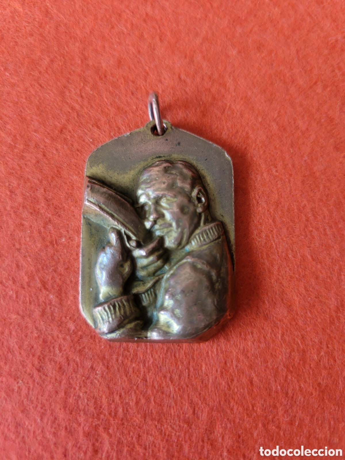 Coleccionismo deportivo: ANTIGUA MEDALLA DE BRONCE TEMA CAZA