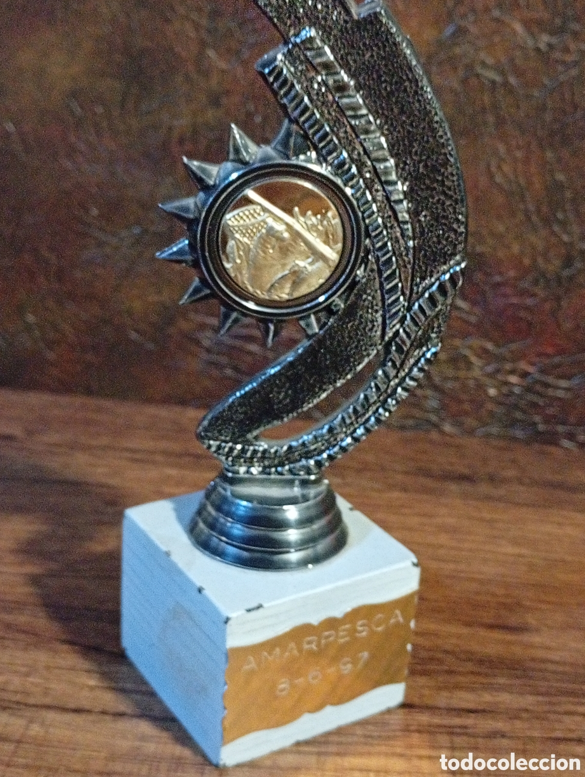 Coleccionismo deportivo: trofeo de pesca 8 - 6 - 97