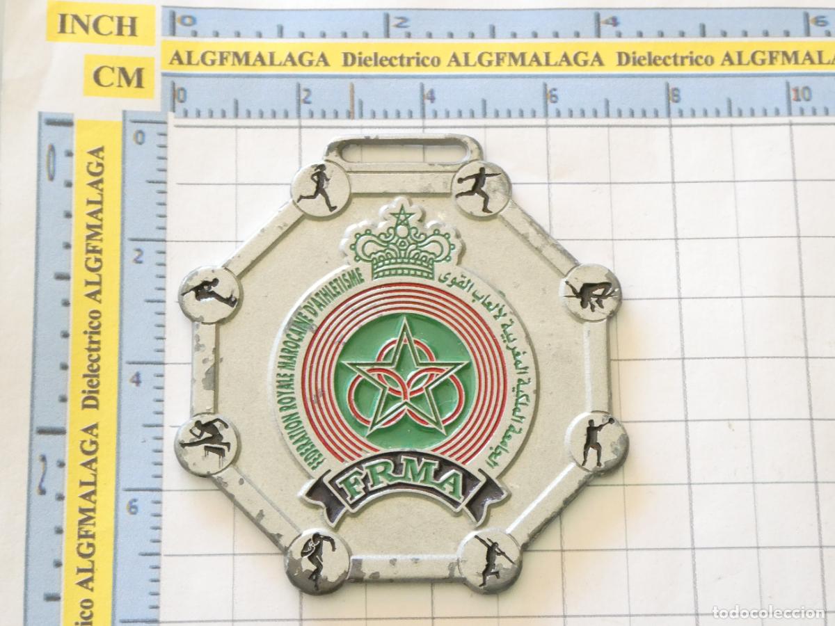Sammelleidenschaft Sport: MEDALLA MEDALL&Oacute;N DE DEPORTES ATLETISMO, FRMA FEDERACI&Oacute;N DE MARRUECOS. 60GR