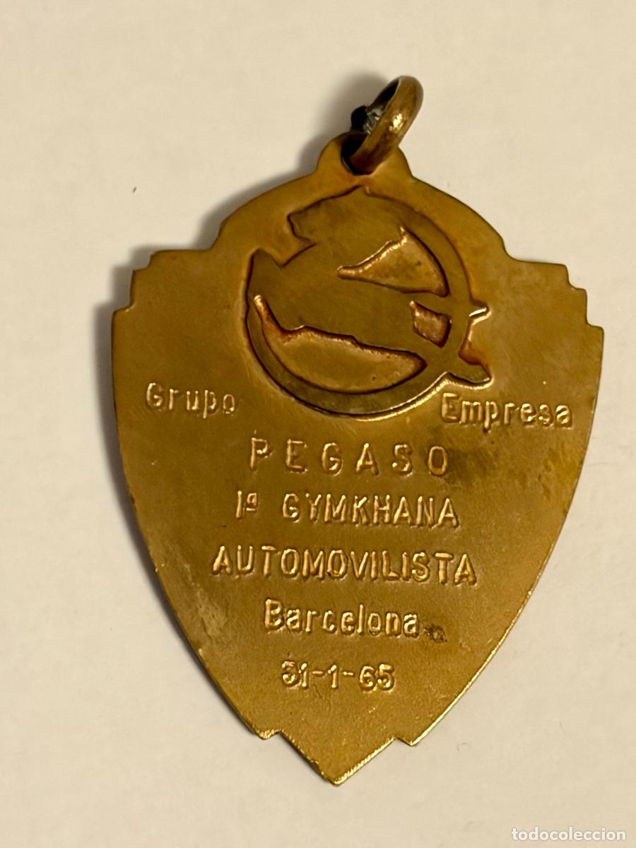 Collectionnisme sportif: MEDALLA PEGASO. I Gymkhana Automovilista. Barcelona 1965