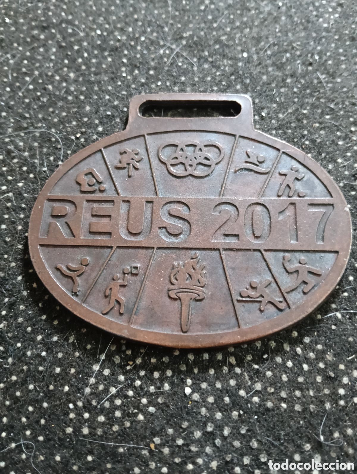 Colecionismo desportivo: Medalla XXXV olimpiada escolar de Reus (Tarragona) 2017