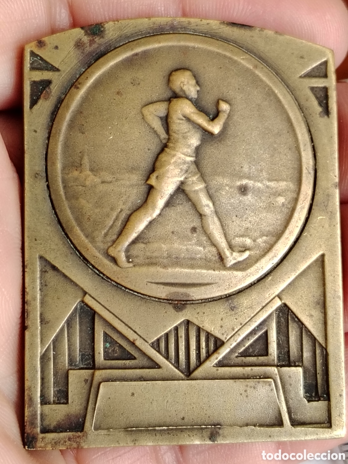 Sammelleidenschaft Sport: Medalla de atletismo julio 1932 Curse au plateau