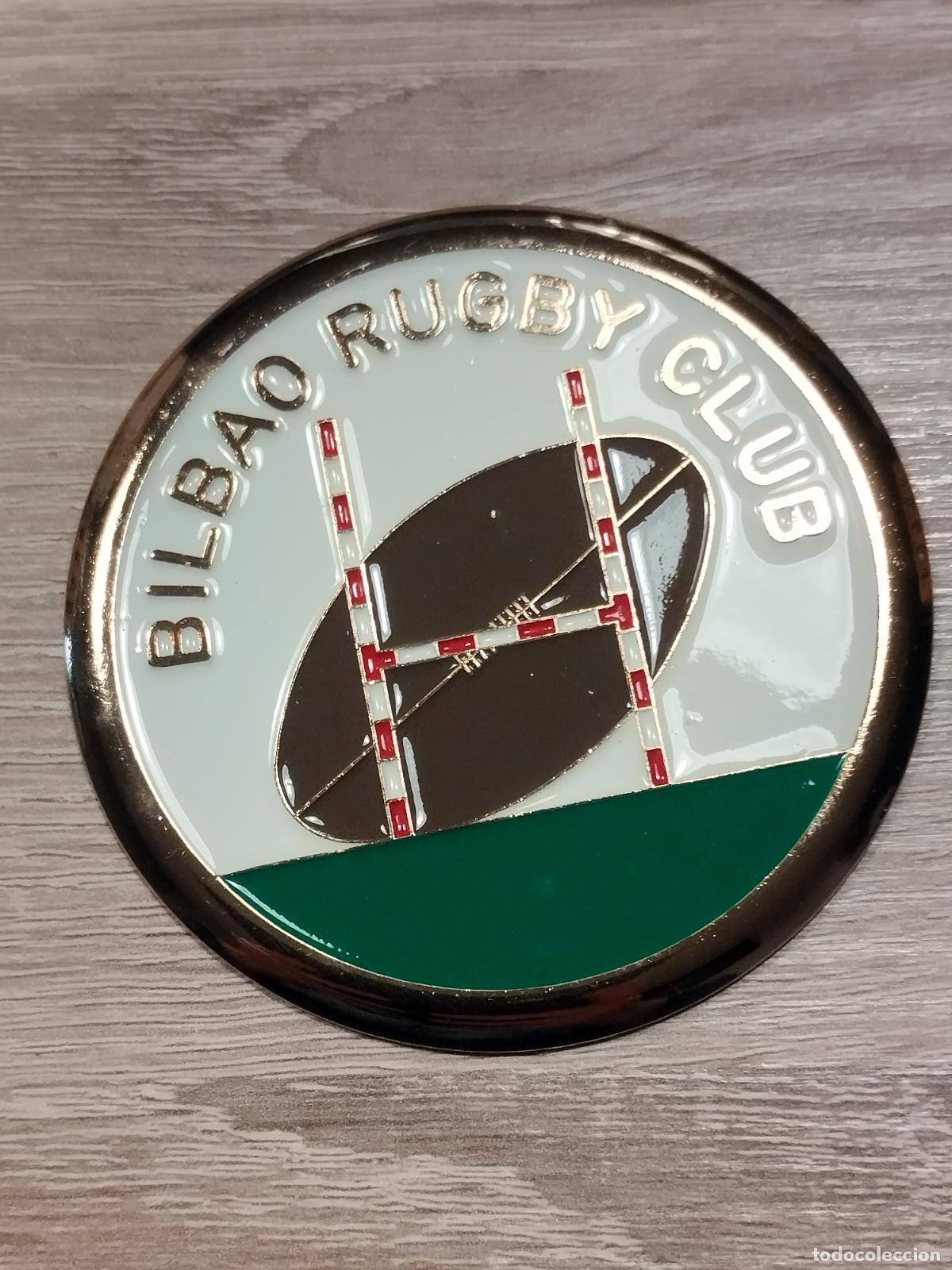 Sammelleidenschaft Sport: CHAPA DEL BILBAO RUGBY CLUB. DIAMETRO 7 CM. PERFECTO ESTADO. VER FOTO ADJUNTA