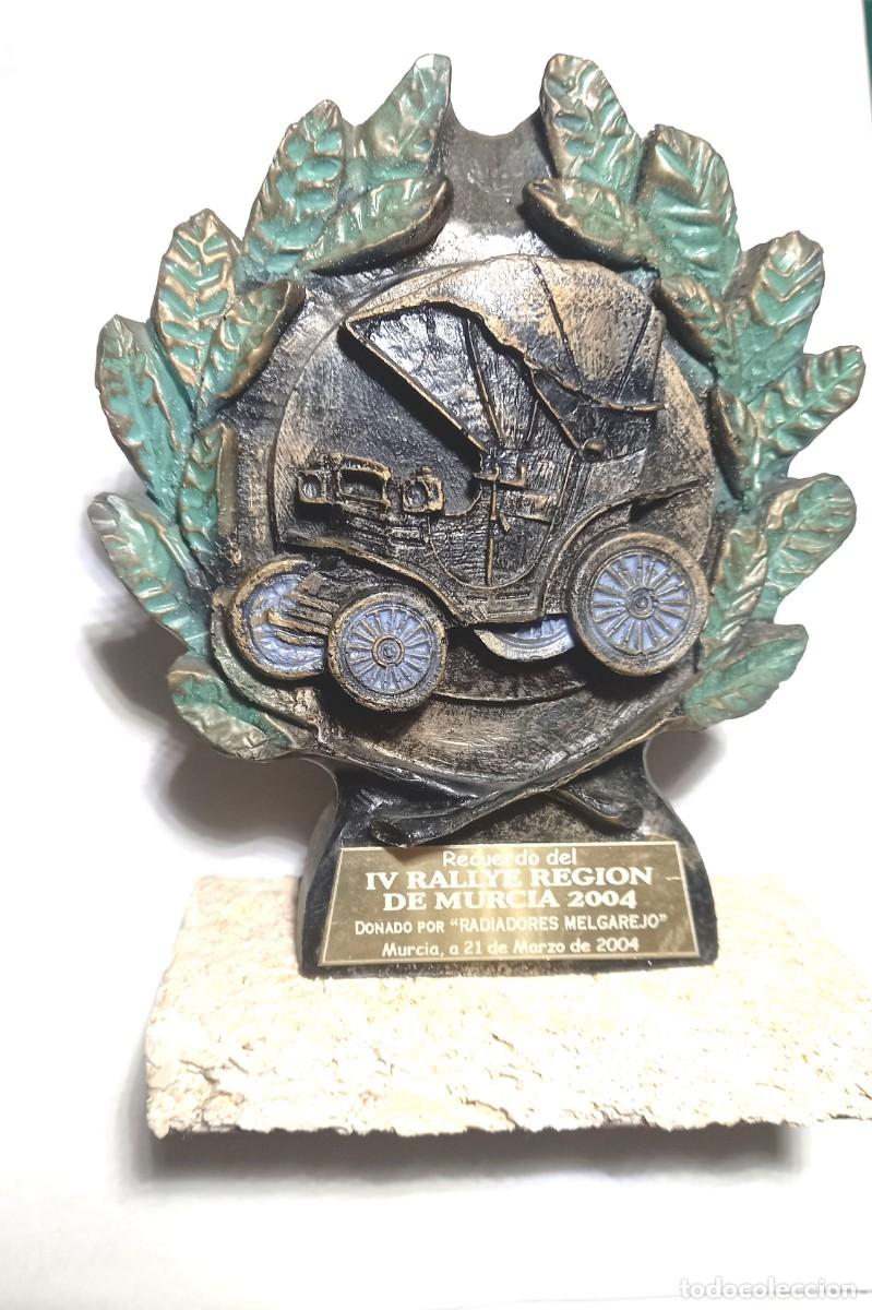 Coleccionismo deportivo: Trofeo recuerdo IV Rally Regi&oacute;n de Murcia