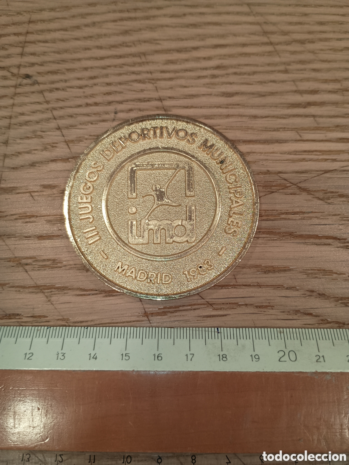 Coleccionismo deportivo: MEDALLA III JUEGOS DEPORTIVOS MUNICIPALES MADRID 1985 - INSTITUTO MUNICIPAL DE DEPORTES