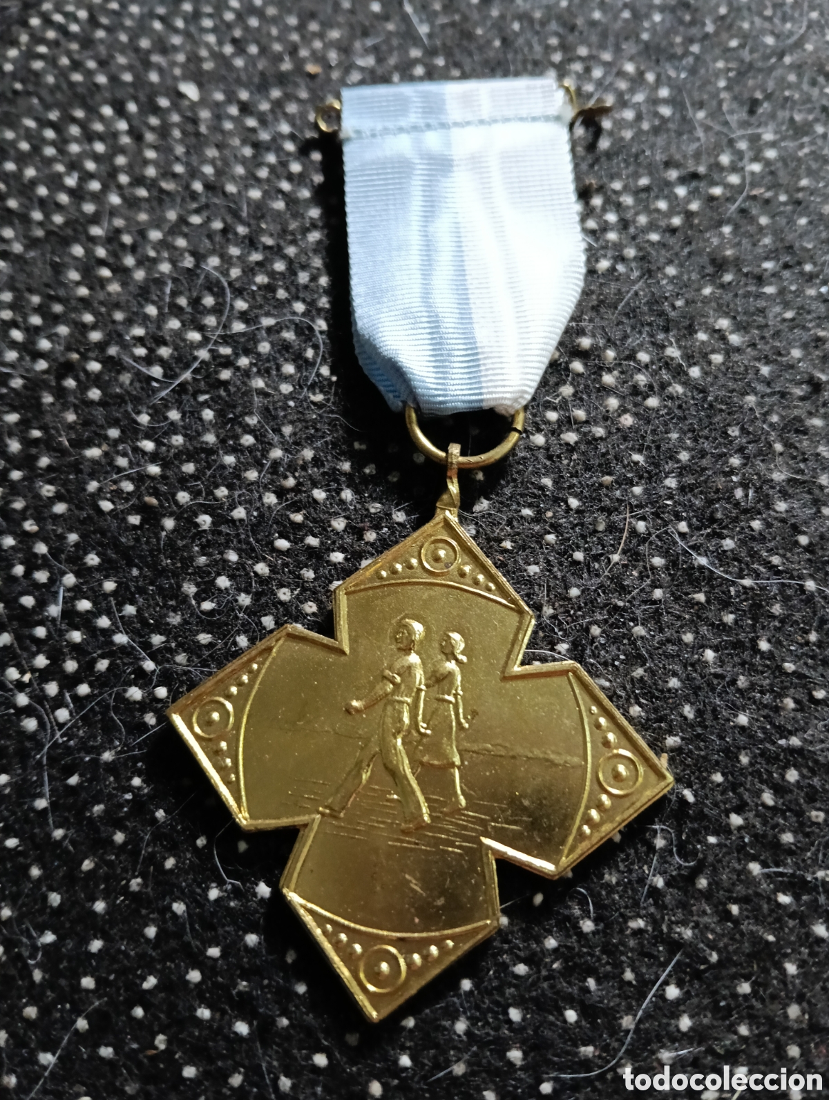 Colecionismo desportivo: Medalla ala caminata organizada por un club llamado &rdquo;W.S.V. De Kieviten&rdquo; en Streefkerk el 29 de mayo