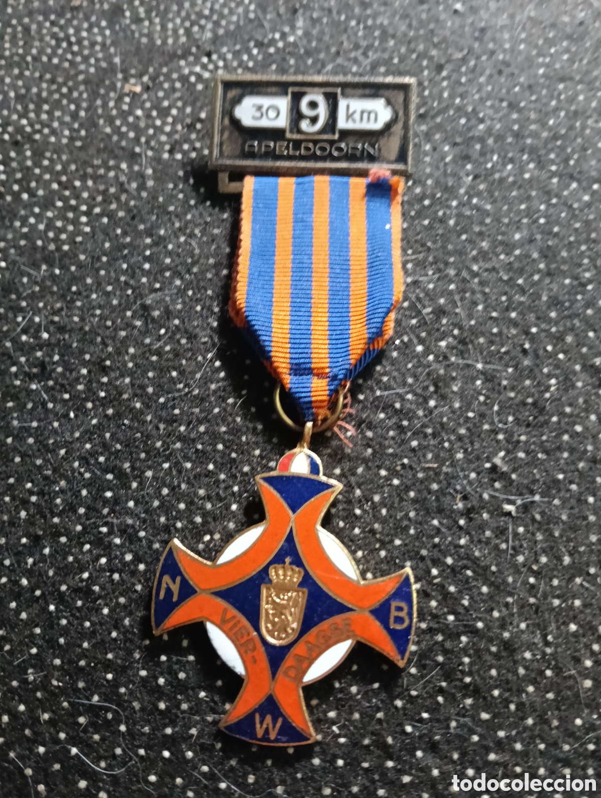 Collectionnisme sportif: Medalla de la Apeldoornse Vierdaagse, una caminata de cuatro d&iacute;as realizada en los Pa&iacute;ses Bajos.