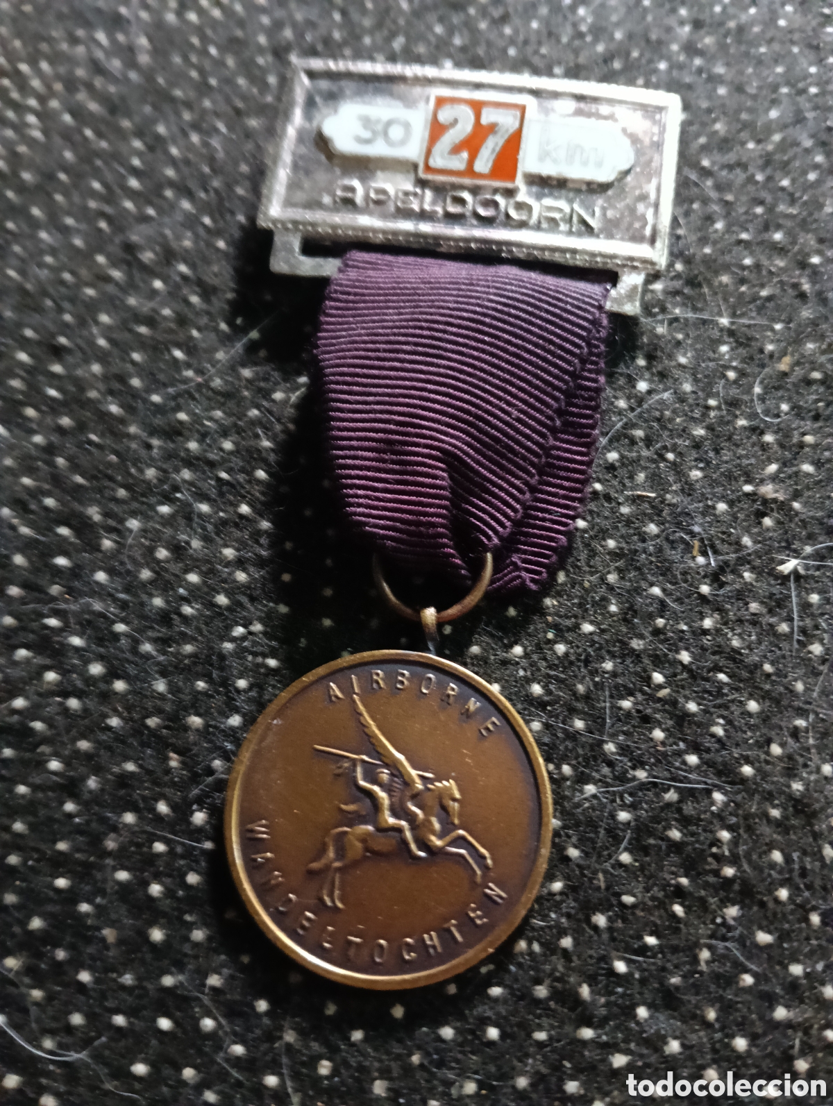 Collectionnisme sportif: Medalla de la Airborne Wandeltocht (Marcha Aerotransportada) de Renkum, Pa&iacute;ses Bajos