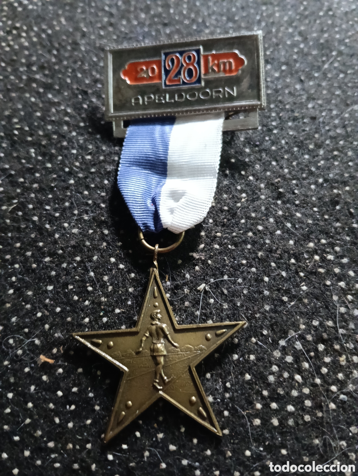 Collectionnisme sportif: Medalla conmemorativa de marcha de los Pa&iacute;ses Bajos, otorgada por completar una distancia de 28 kil&oacute;
