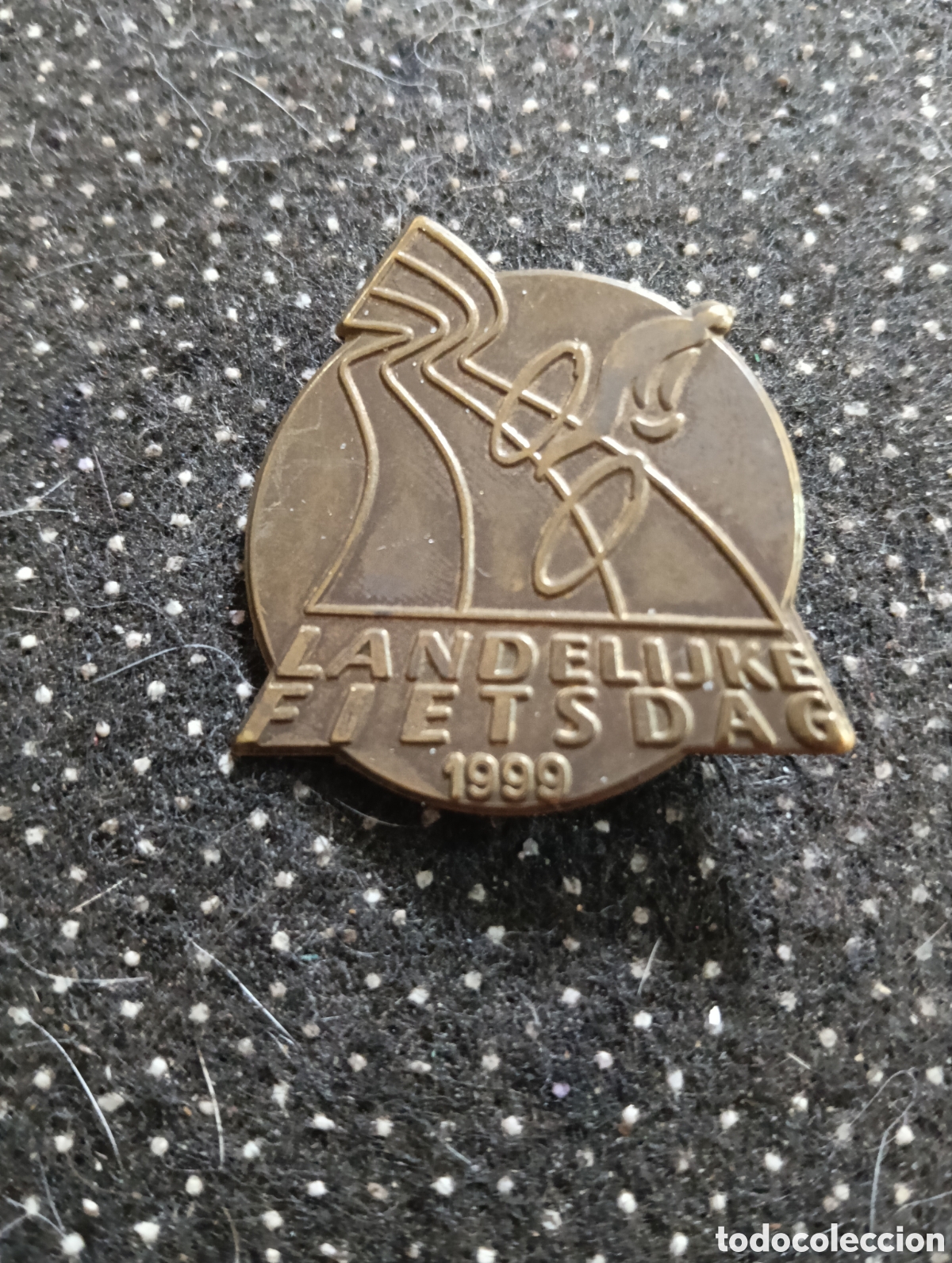 Sammelleidenschaft Sport: Medalla que conmemora el evento de ciclismo neerland&eacute;s Landelijke Fietsdag de 1999