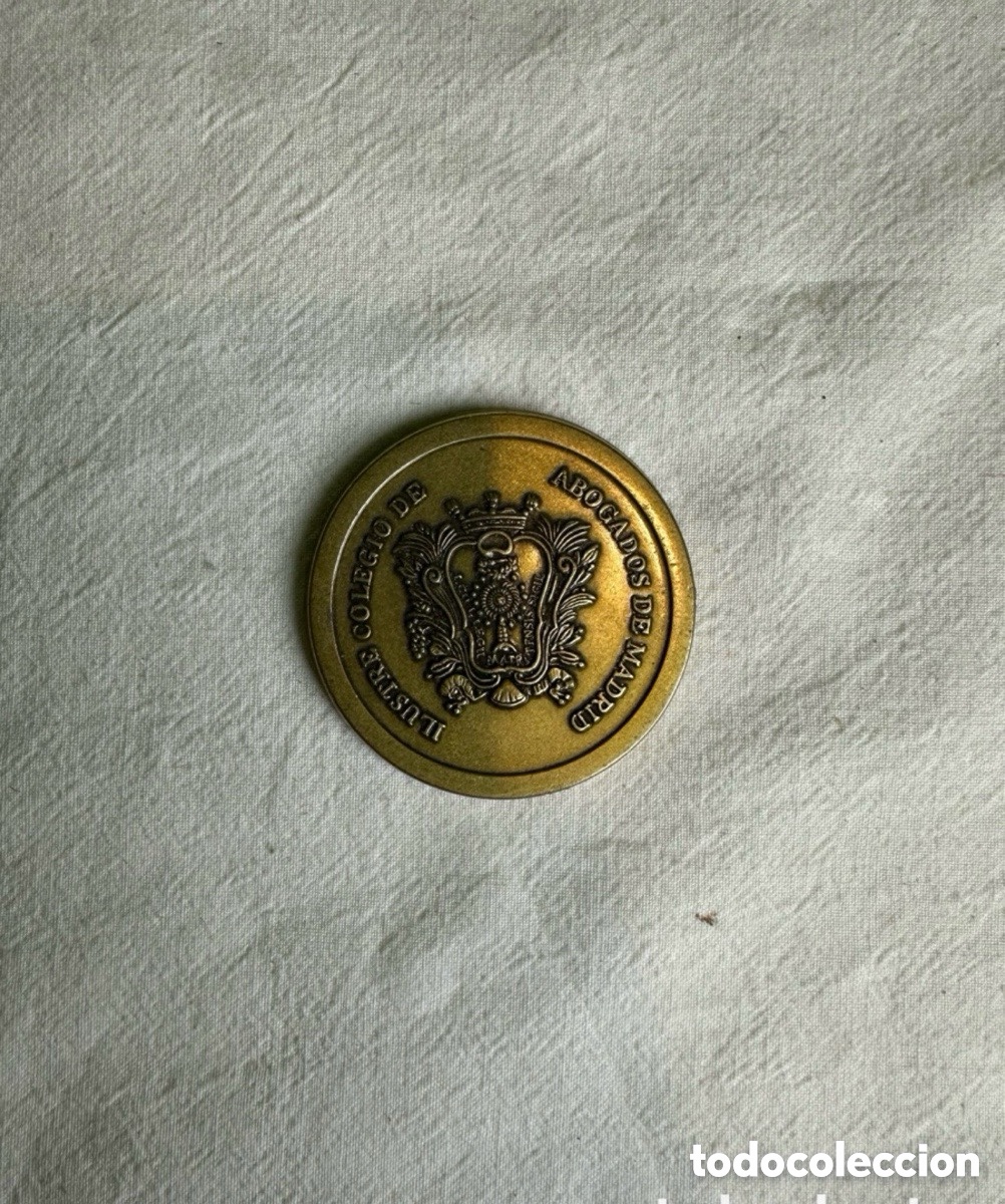 Coleccionismo deportivo: MEDALLA ILUSTRE COLEGIO DE ABOGADOS DE MADRID