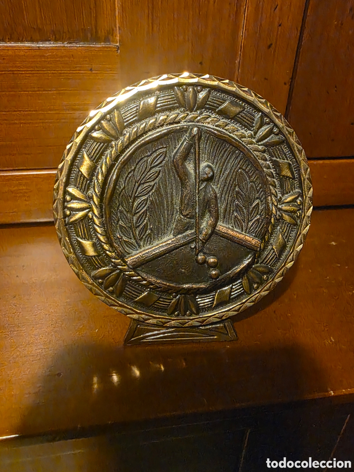 Sammelleidenschaft Sport: Medalla insignia de campe&oacute;n de billar