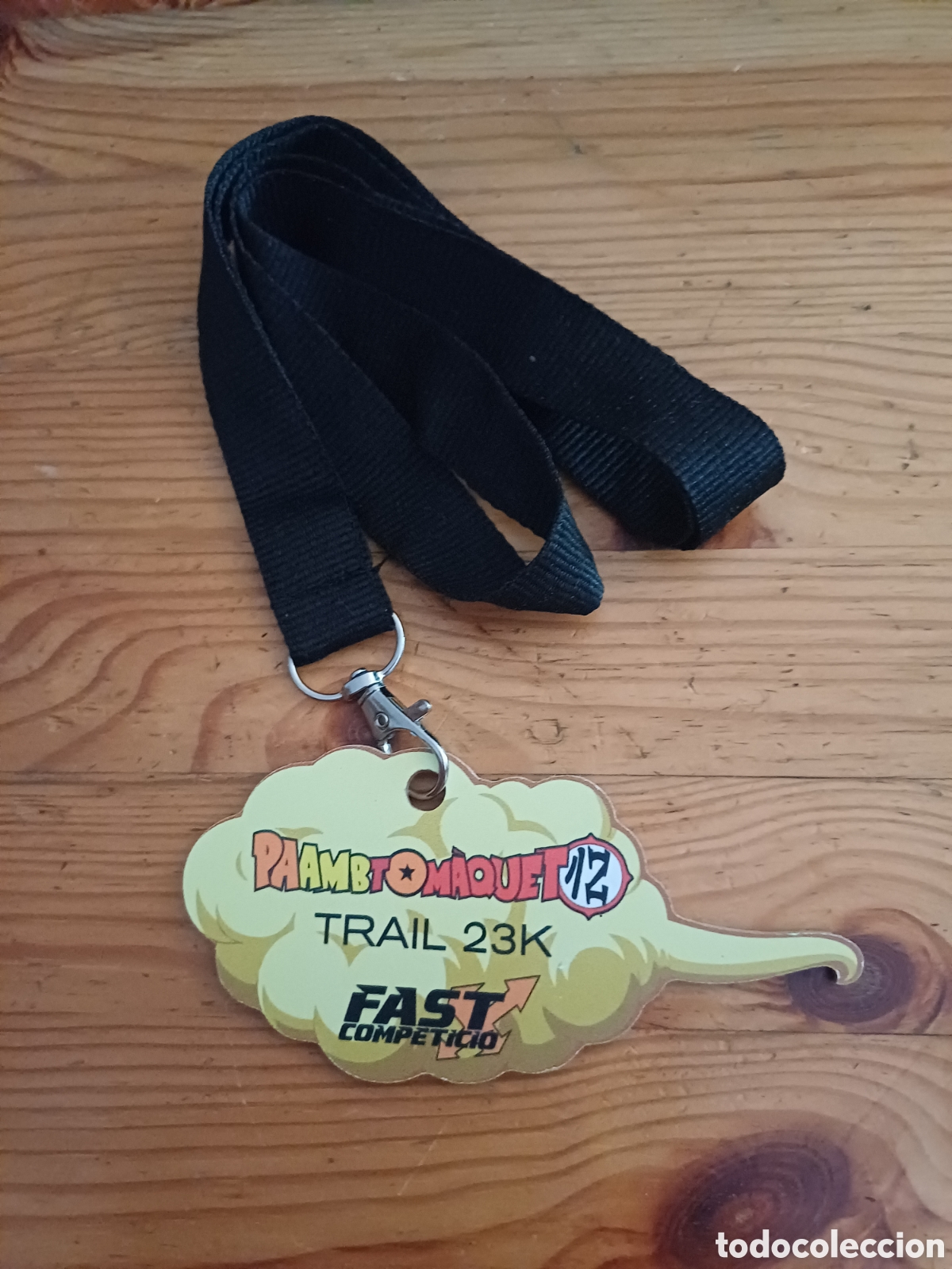 Coleccionismo deportivo: Medalla Paambtomaquet Trail 23K cursa carrera Dragon Ball Bola de Drac Kinton Santa Coloma Farners