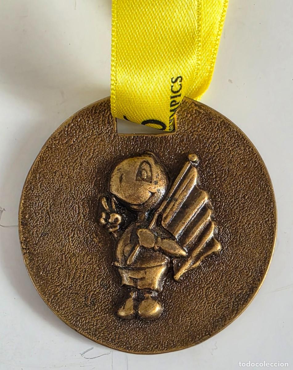 Colecionismo desportivo: Medalla Jocs Juegos Special Olympics 1996 Reus Mascota Tortuga Carlota