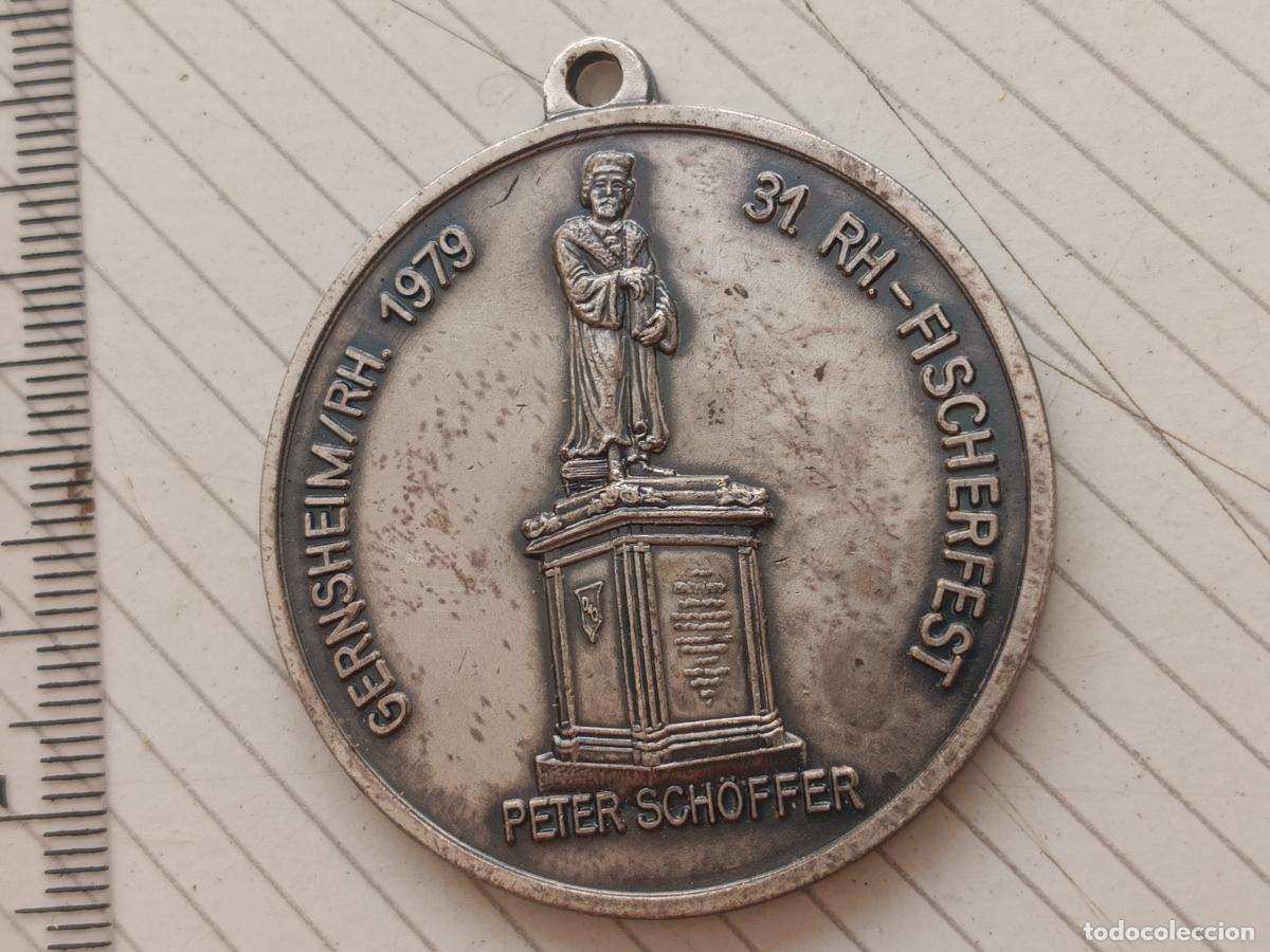 Coleccionismo deportivo: Alemania. Sportverein. Medalla 1979 Peter Schoffer