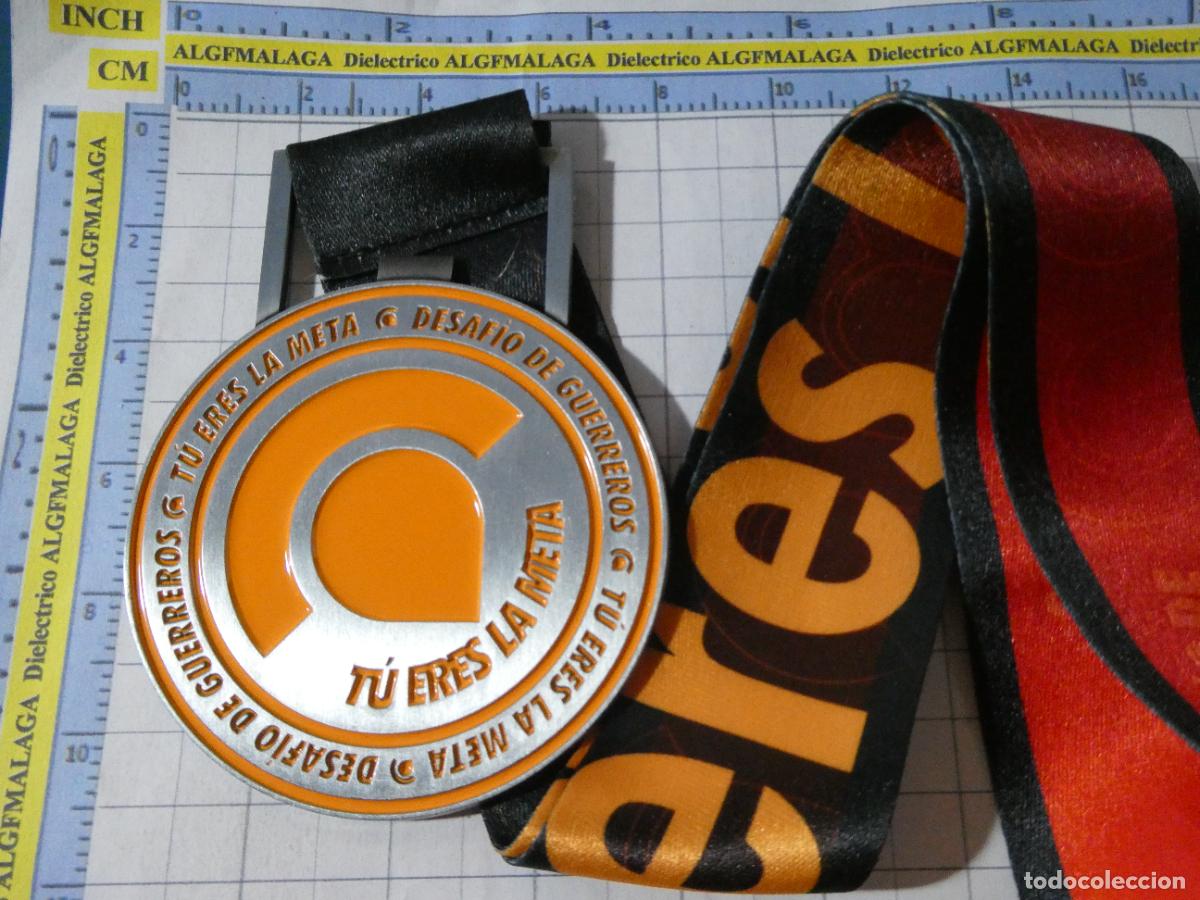 Coleccionismo deportivo: MEDALLA DEPORTIVA. DESAF&Iacute;O DE GUERREROS FINISHER. ATLETISMO OBST&Aacute;CULOS PISTA AMERICANA. 100GR