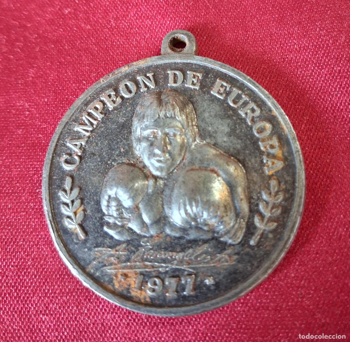 Collectionnisme sportif: Medalla conmemorativa Alfredo Evangelista Campeon de Europa 1977