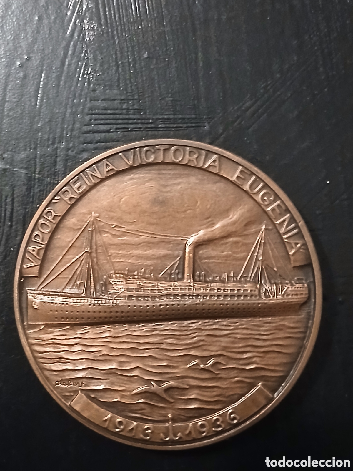 Coleccionismo deportivo: Medalla XXVI Sal&oacute;n N&aacute;utico Internacional Barcelona 1992