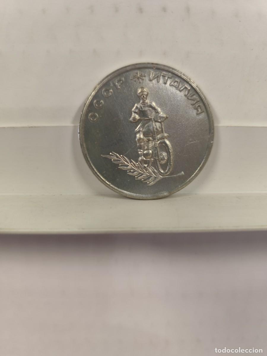 Collezionismo sportivo: MEDALLA CONMEMORATIVA MOTOCICLISMO URSS - ITALIA 1968 - MOTORALLY FIM CCCP