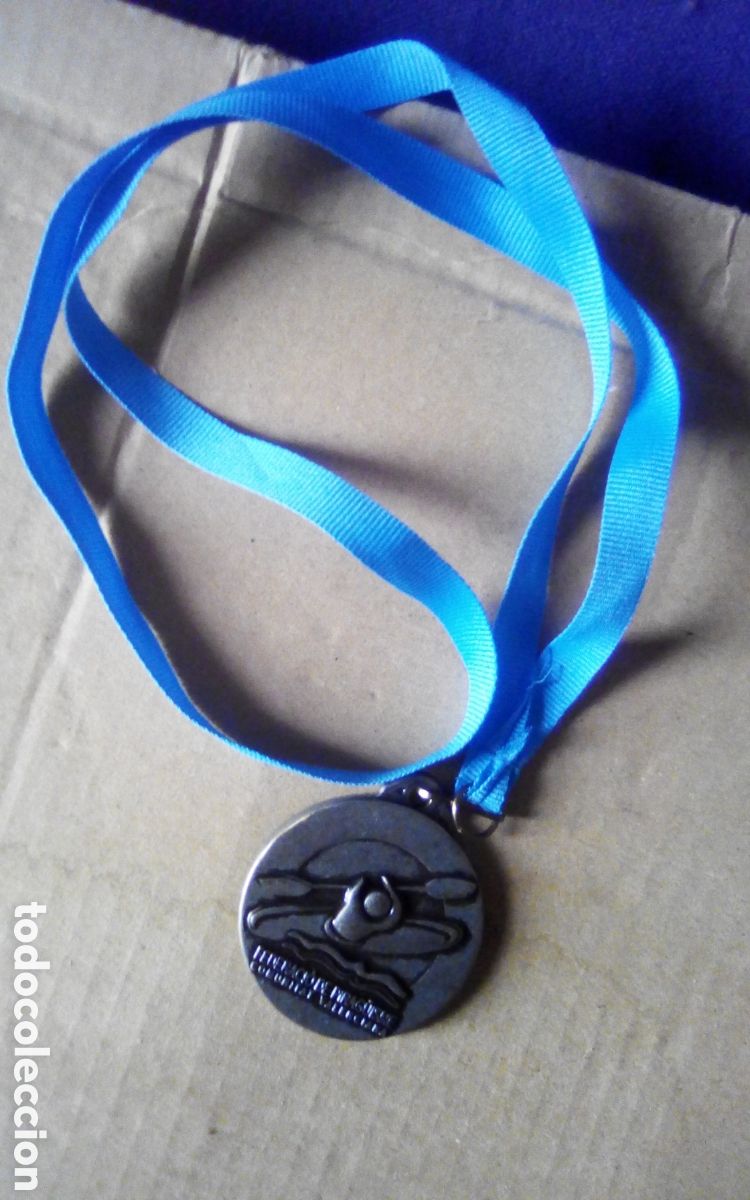 Coleccionismo deportivo: Medalla Federaci&oacute; de Pirag&uuml;isme. XII Campeonato auton&oacute;mico de marat&oacute;n. Sueca, 24-06-2018.