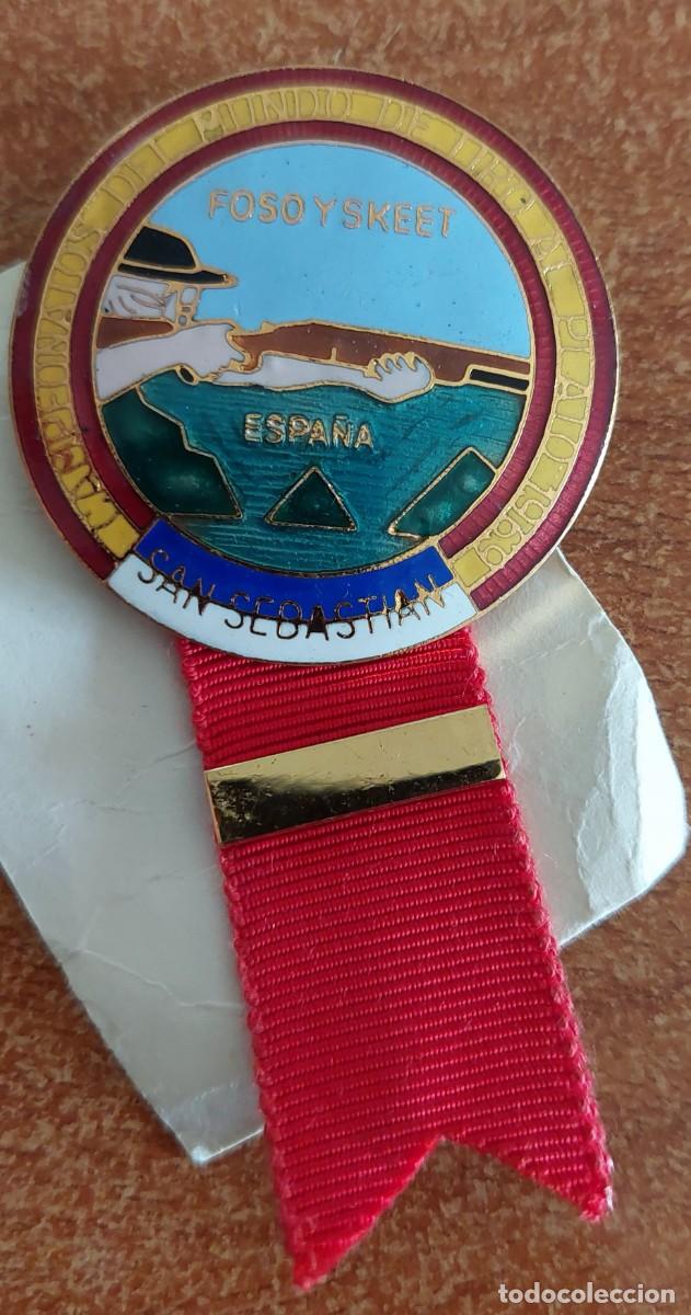 Coleccionismo deportivo: Medalla Campeonato del Mundo de Tiro al plato 1969 San Sebasti&aacute;n