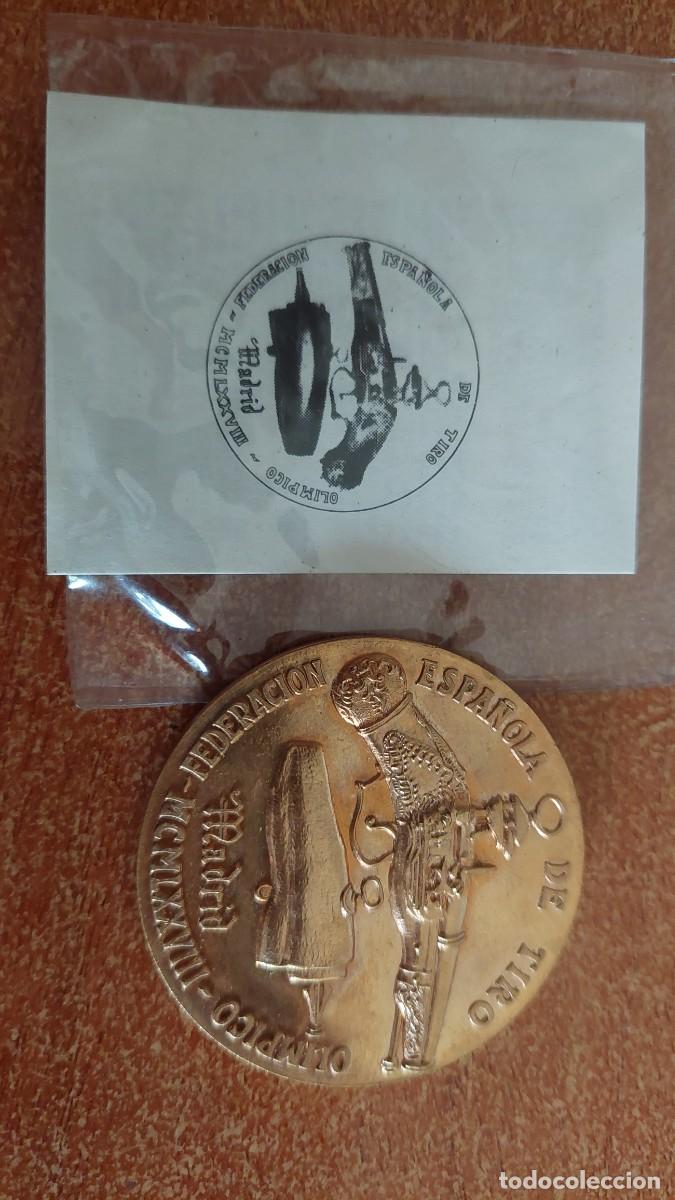 Coleccionismo deportivo: Medalla Federaci&oacute;n Espa&ntilde;ola de Tiro Olimpico VII Campeonato del mundo armas de avancarga 1978