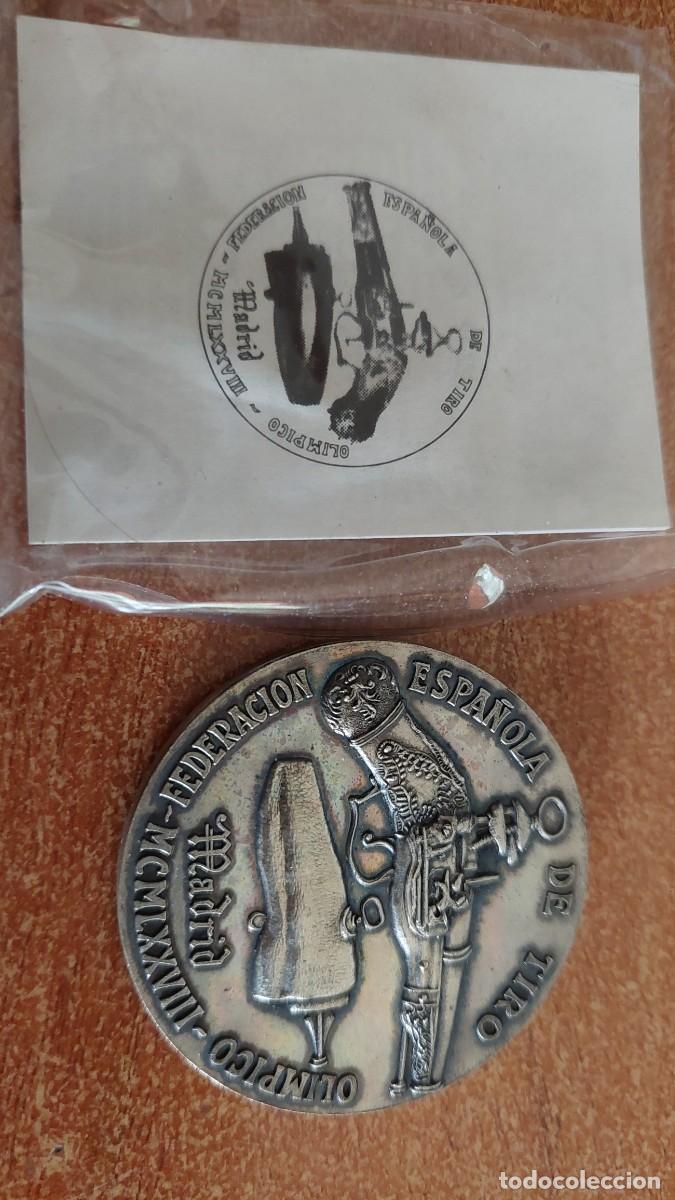 Coleccionismo deportivo: Medalla Federaci&oacute;n Espa&ntilde;ola de Tiro Olimpico VII Campeonato del mundo armas de avancarga 1978