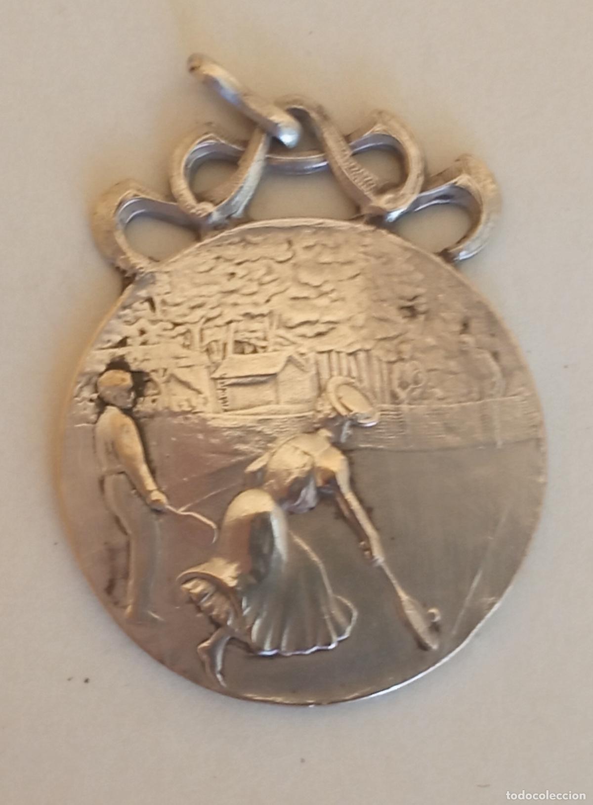 Coleccionismo deportivo: MEDALLA ART NOUVEAU. TROFEO DE TENIS. CHALLENGE DE LA SOURCE 1910. AUTOR &Eacute;DOUARD FRAISSE