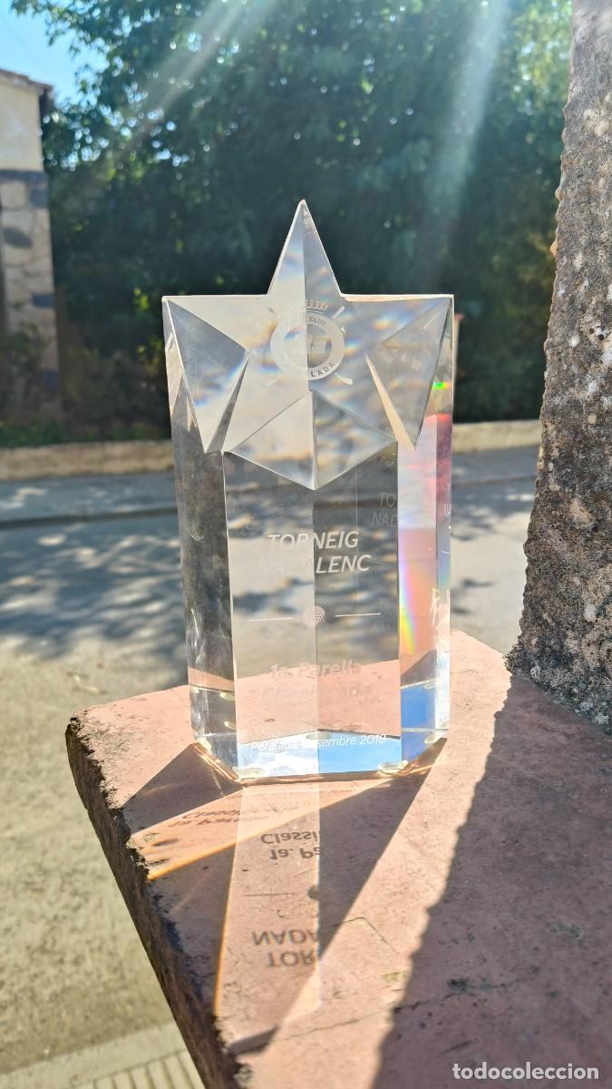 Collectionnisme sportif: Troph&eacute;e de cristal 3d open golf peralada 2010