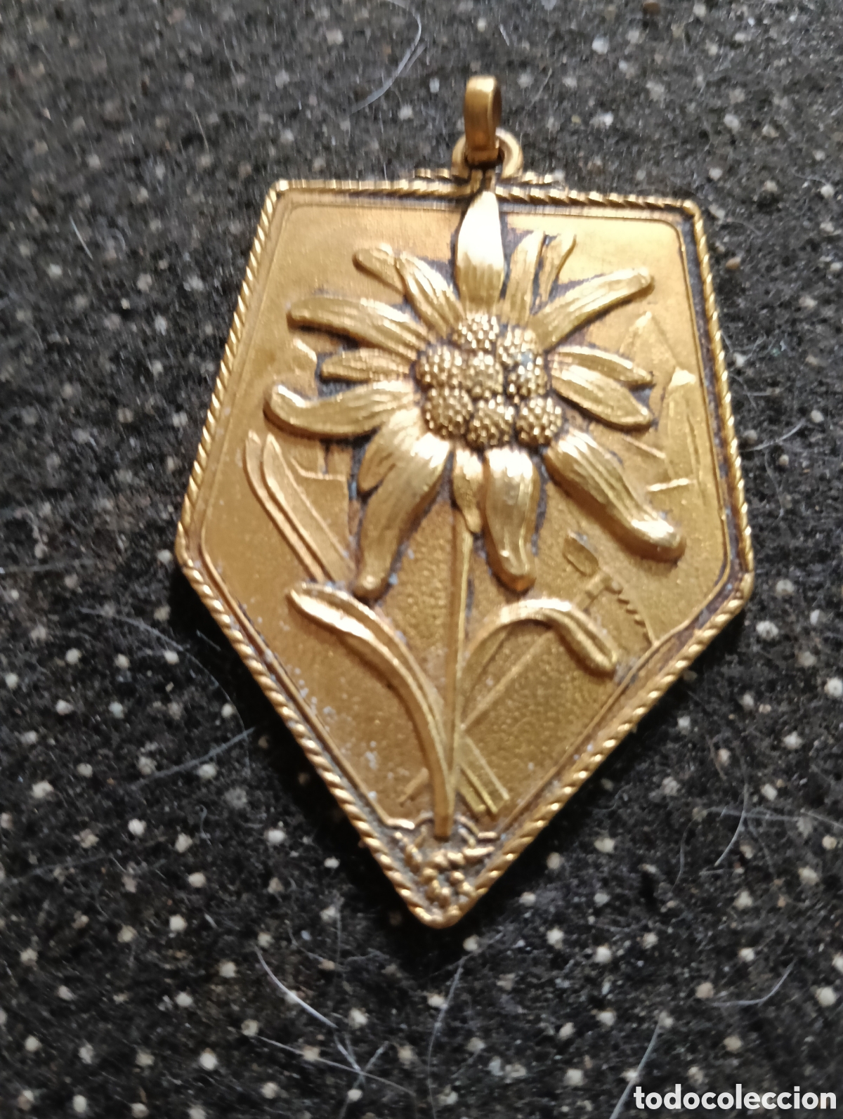Coleccionismo deportivo: Medalla del colegio Virgen de las Nieves VII convinada de esqu&iacute; la MOLINA 1966, PREMIO A LA ABNEGACI
