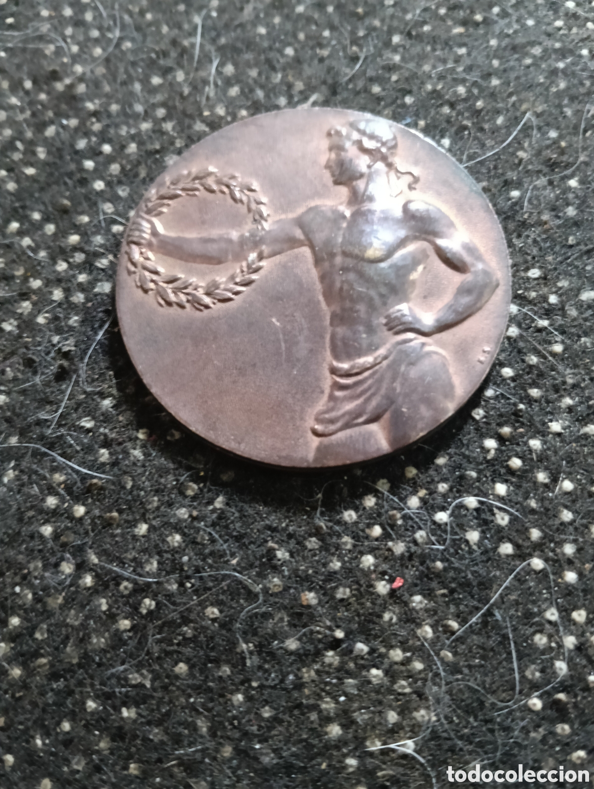 Sammelleidenschaft Sport: Medalla de 1959 de los campeonatos de Espa&ntilde;a de Nataci&oacute;n Sincronizada, miden 4 cm de di&aacute;metro
