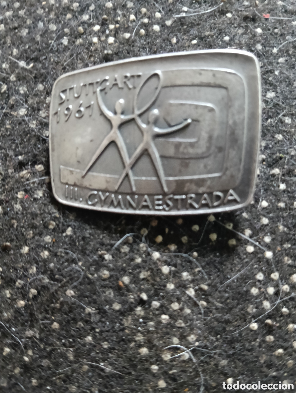 Coleccionismo deportivo: Medalla de la III Gymnaestrada celebrada en Stuttgart en 1961. Fabricado en Sport-Proppe Ehingen, (A
