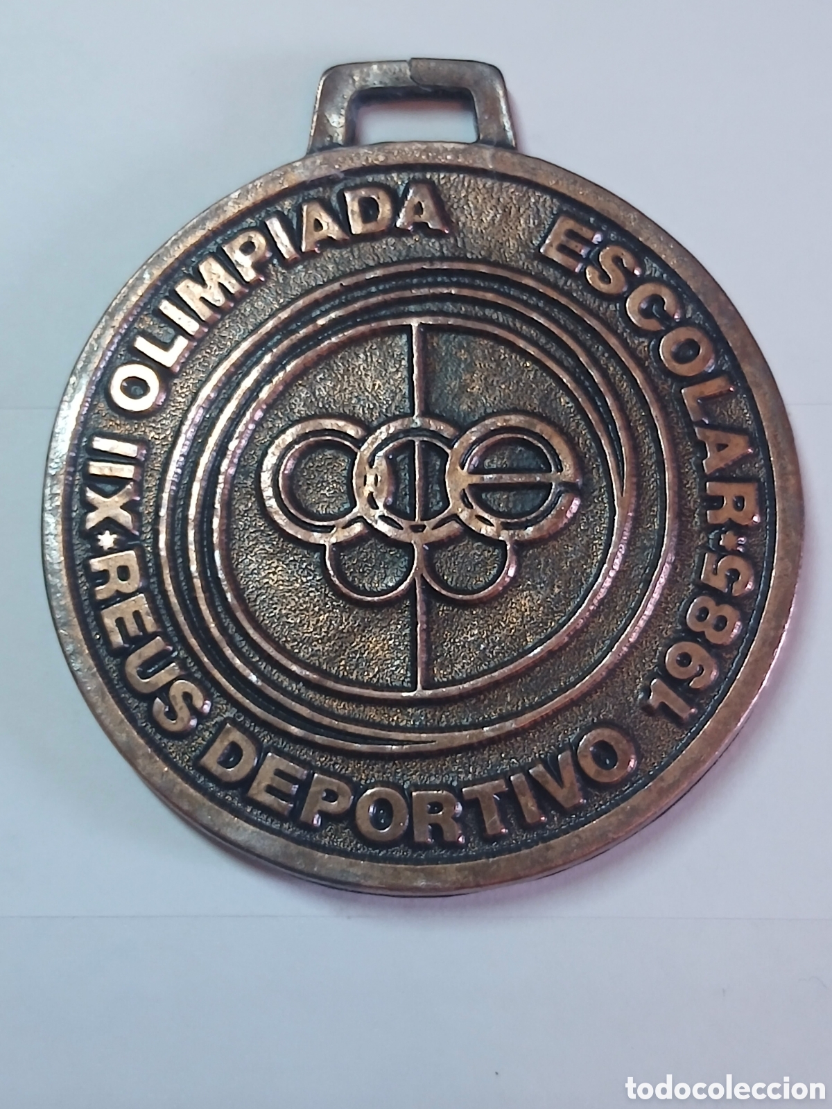 Coleccionismo deportivo: Medalla Reus Deportivo Olimpiada Escolar 1985