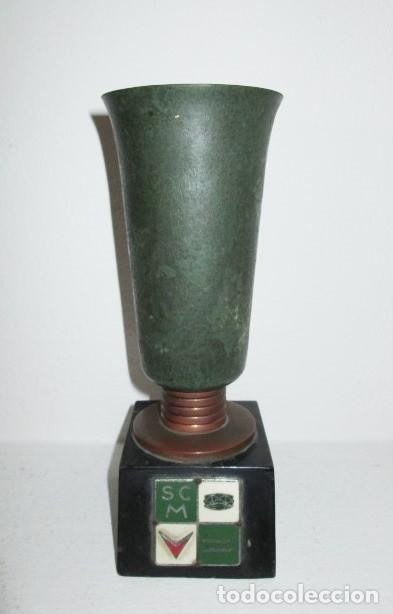 Coleccionismo deportivo: Trofeo coppa BOGANI CERVINIA 10-4-1938 Realizzato dalla famosa Argenteria di Milano R. Miracoli