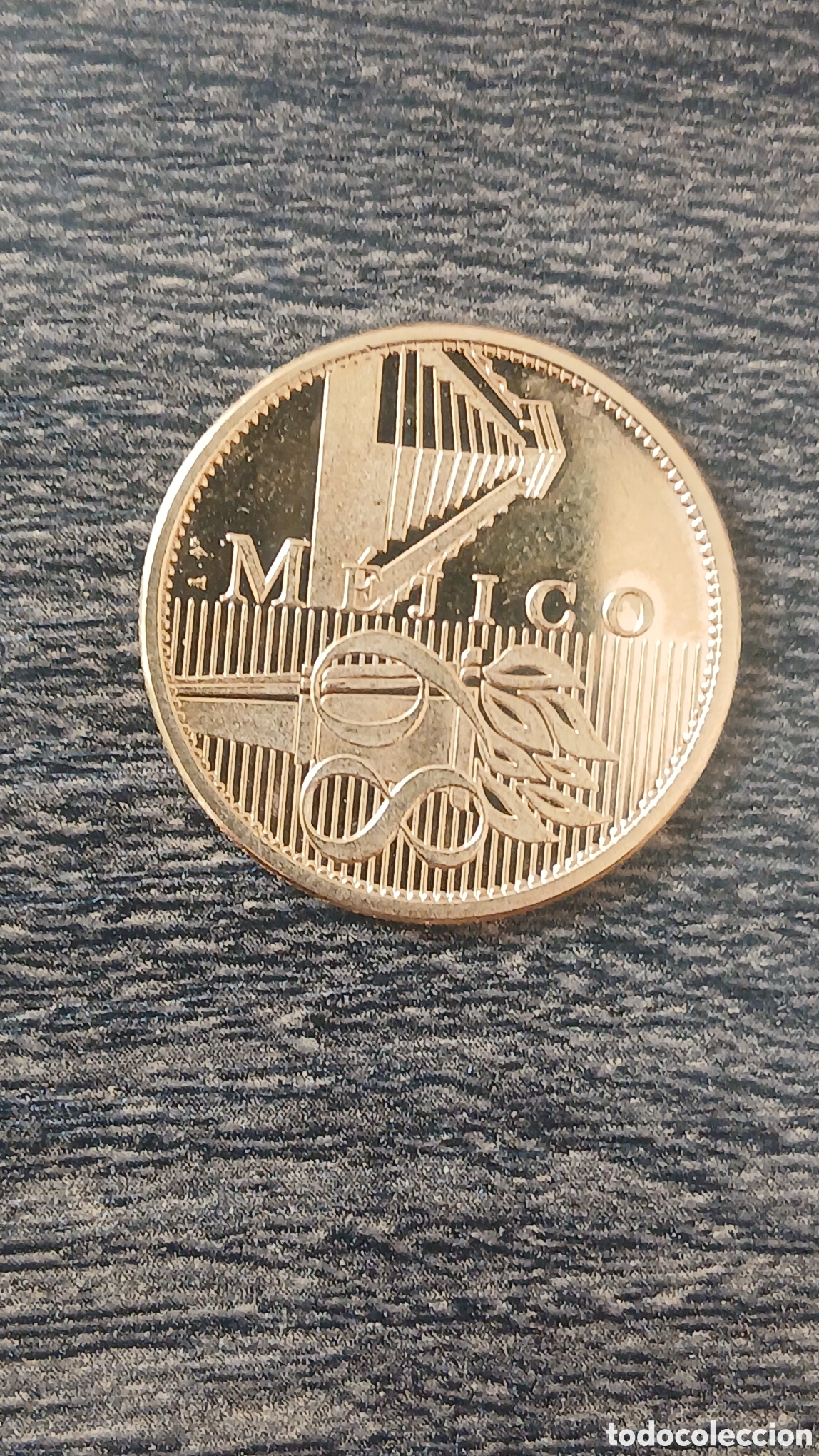 Coleccionismo deportivo: Medalla Oro XX Juegos Ol&iacute;mpicos M&eacute;xico 1968