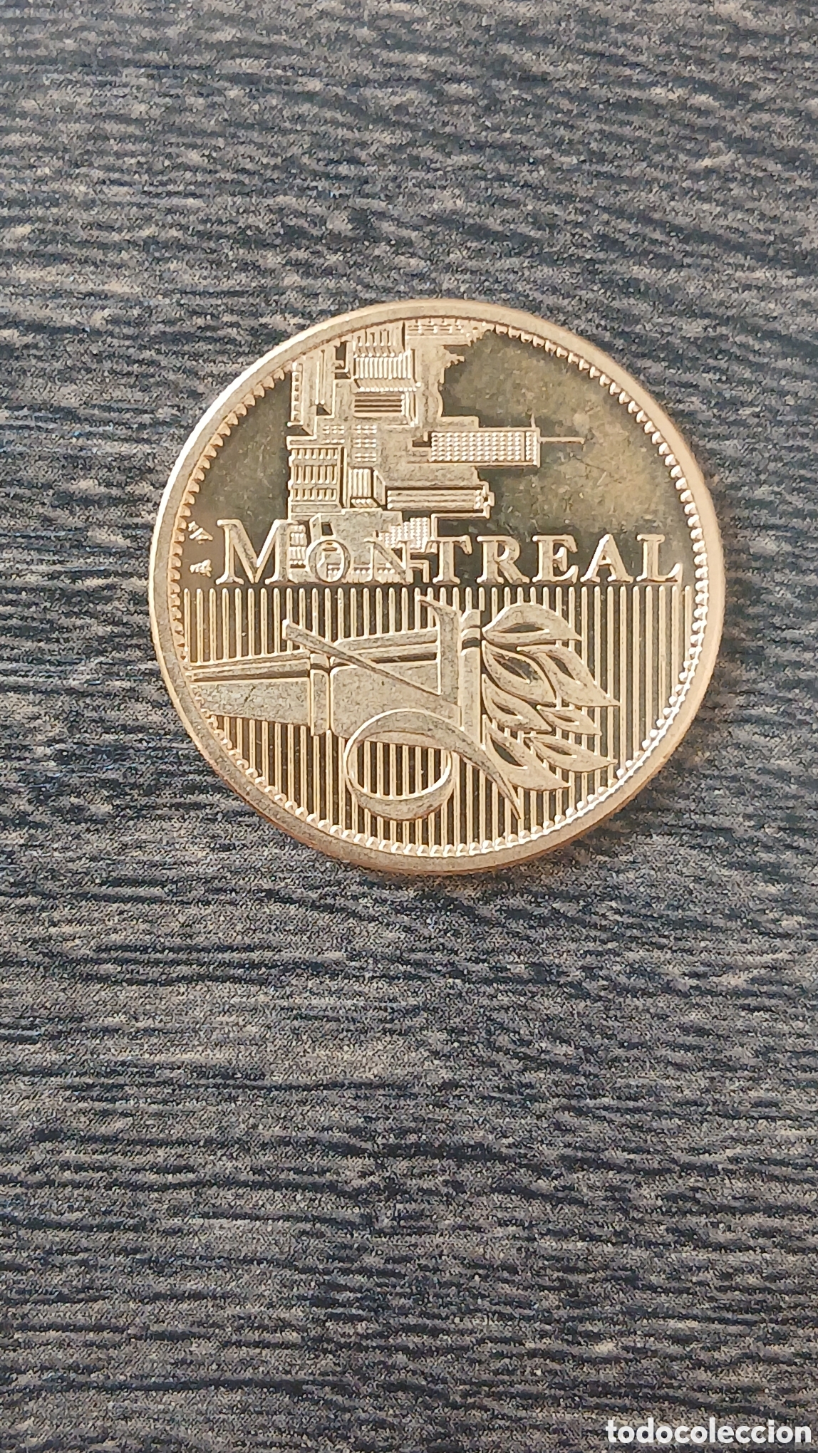 Coleccionismo deportivo: Medalla conmemorativa de los XX Juegos Ol&iacute;mpicos celebrados en Montreal 1976