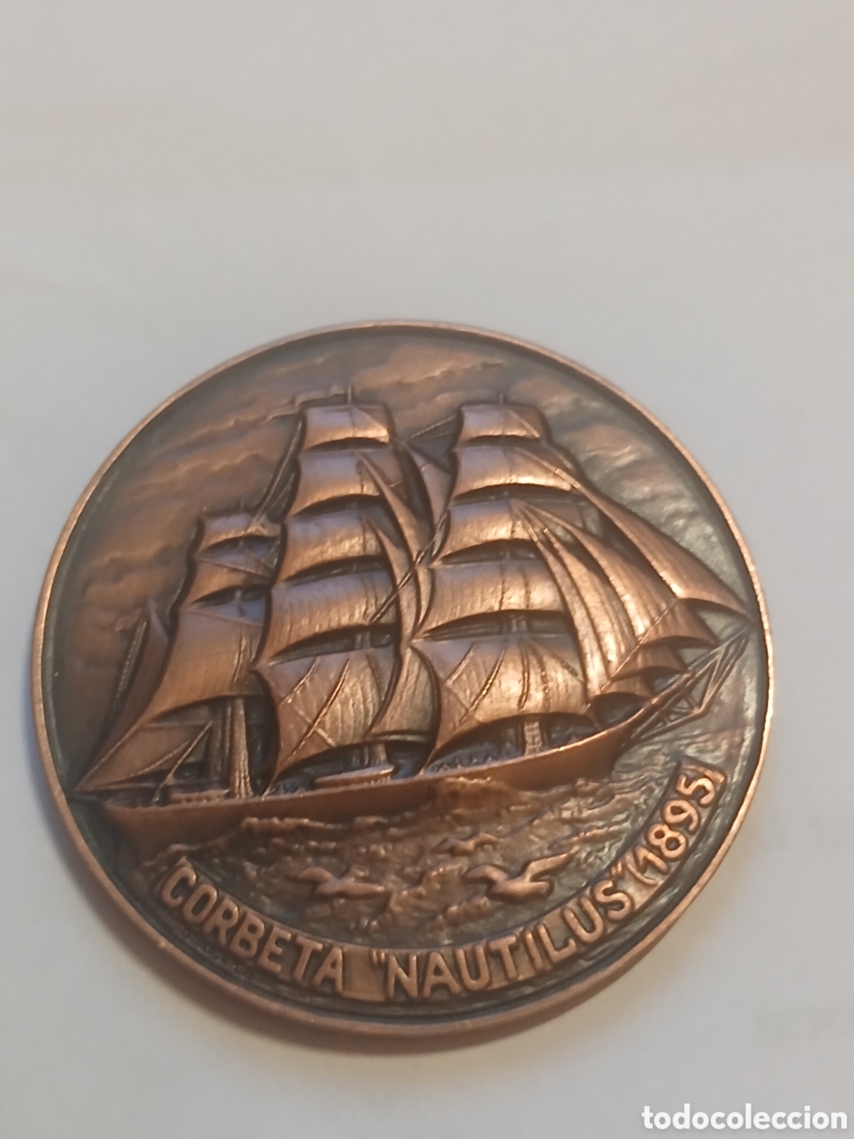 Coleccionismo deportivo: Medalla XXVI Sal&oacute;n N&aacute;utico Internacional Barcelona 1987