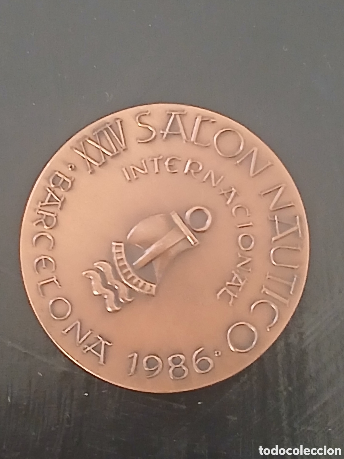 Coleccionismo deportivo: Medalla Sal&oacute;n N&aacute;utico Internacional Barcelona 1986