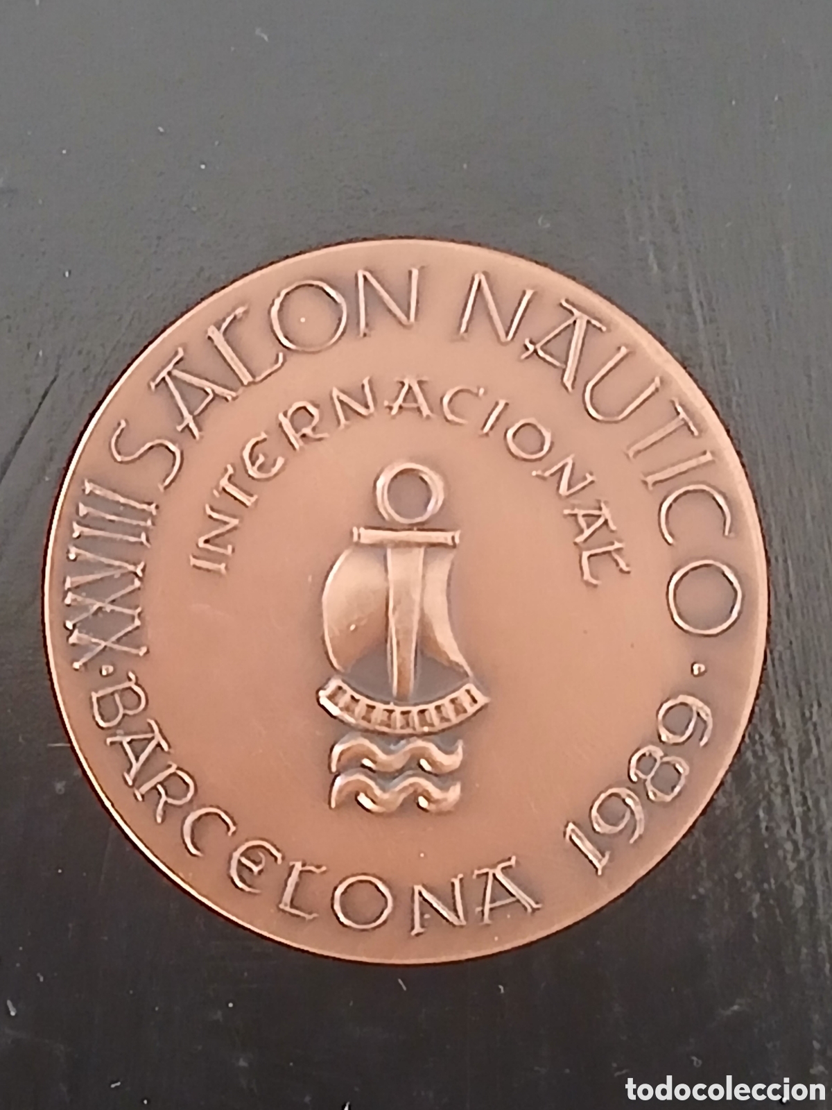 Coleccionismo deportivo: Medalla Sal&oacute;n N&aacute;utico Internacional Barcelona 1989