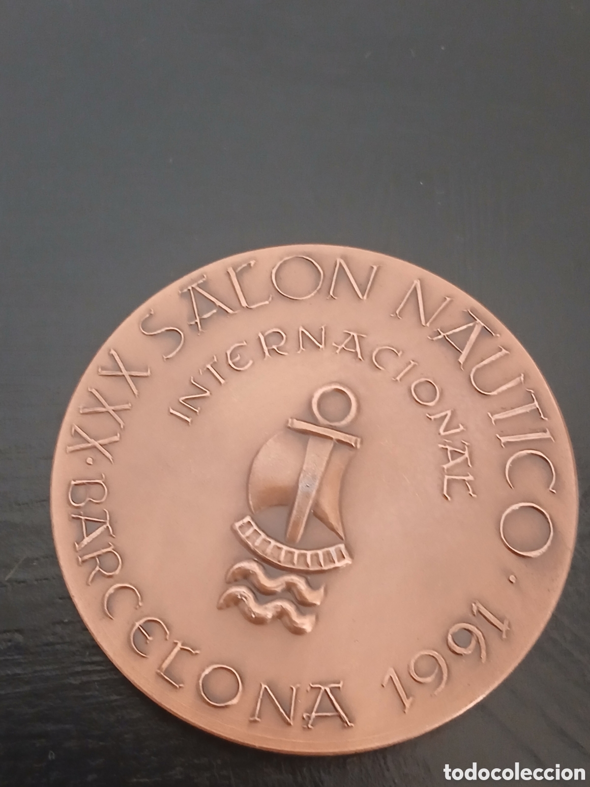 Coleccionismo deportivo: Medalla XXIII Sal&oacute;n N&aacute;utico Internacional de Barcelona de 1991.