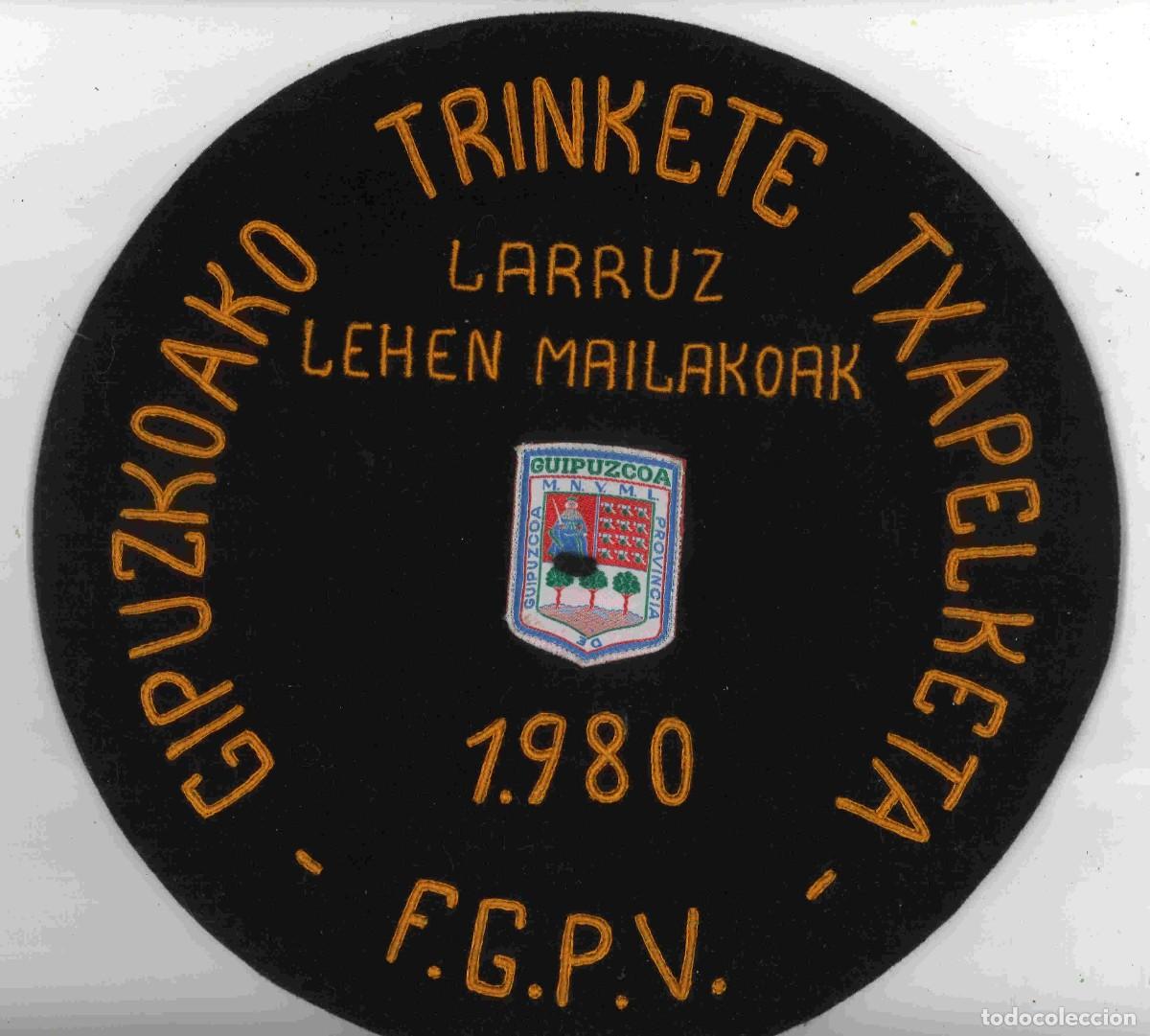 Coleccionismo deportivo: Txapela del ganador del campeonato de trinkete 1980 de Gipuzkoa