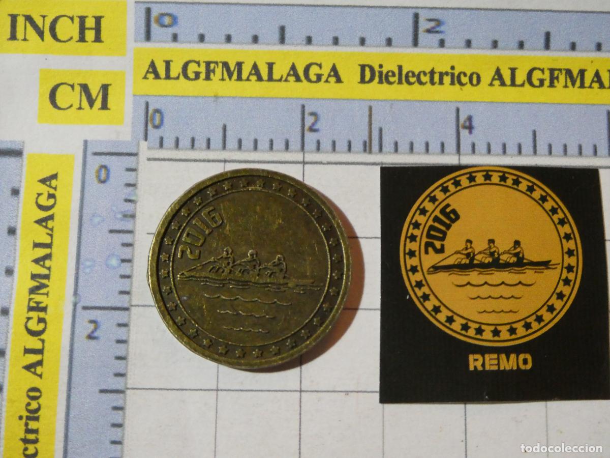 Sammelleidenschaft Sport: MONEDA MEDALLA. DEPORTES OL&Iacute;MPICOS OLIMPIADAS RIO JANEIRO 2016 BRASIL. REMO