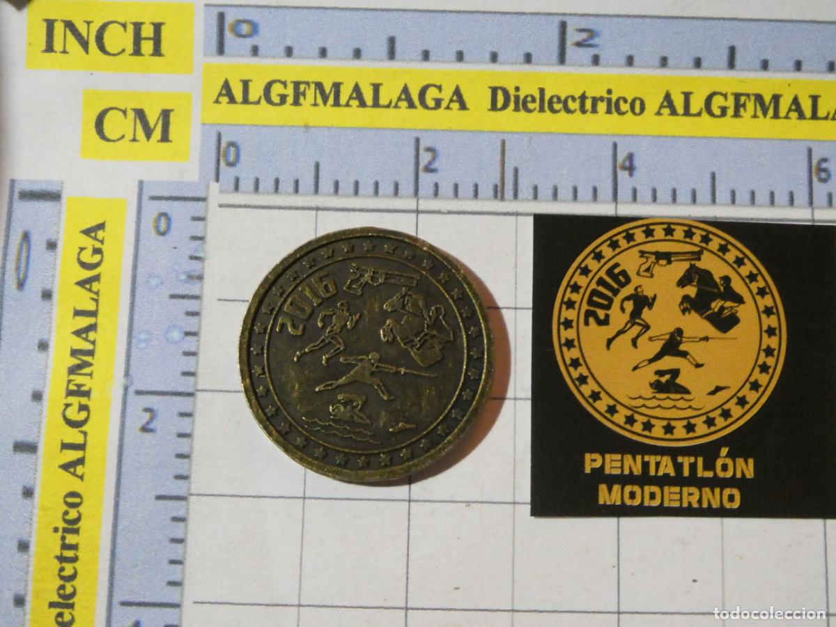 Sammelleidenschaft Sport: MONEDA MEDALLA. DEPORTES OL&Iacute;MPICOS OLIMPIADAS RIO JANEIRO 2016 BRASIL. PENTATL&Oacute;N MODERNO